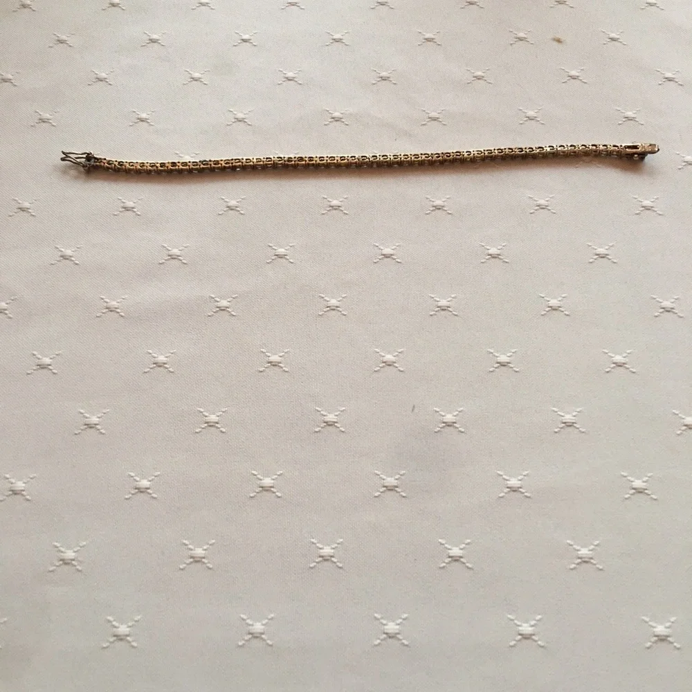 Vintage 14k Gold Tennis Bracelet